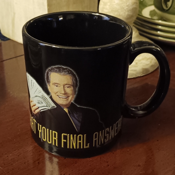 "WHO WANTS TO BE A MILLIONAIRE" Regis Philbin cup mug coffee - Picture 6 of 6
